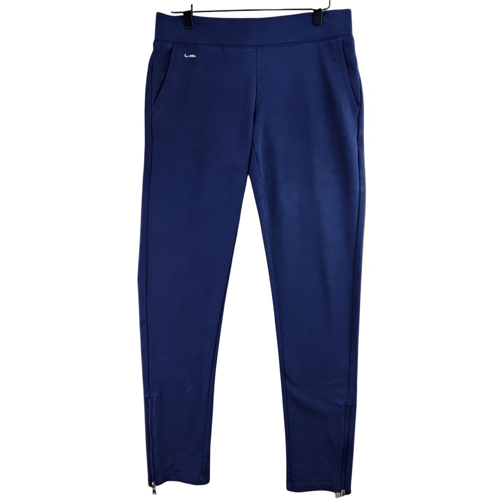 Lauren Active Ralph Lauren Athletic Pants Women S Navy Blue Ankle Zip Sporty
